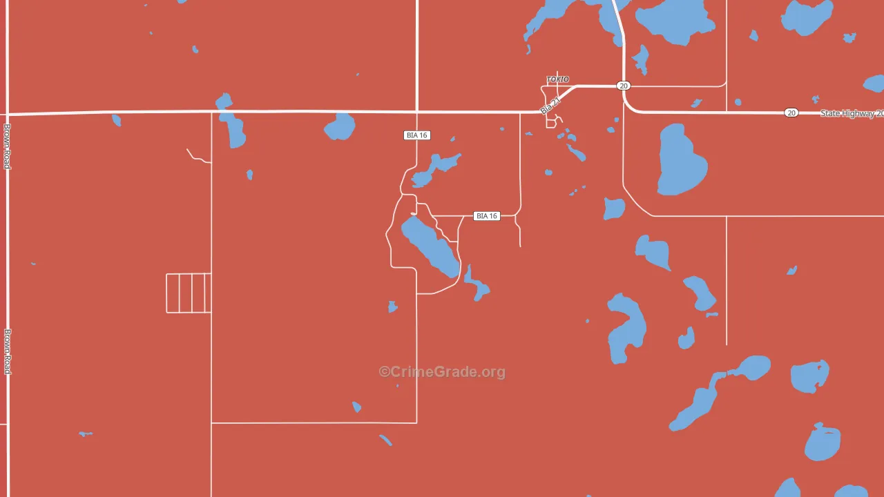 58379, ND Map of Theft Rates