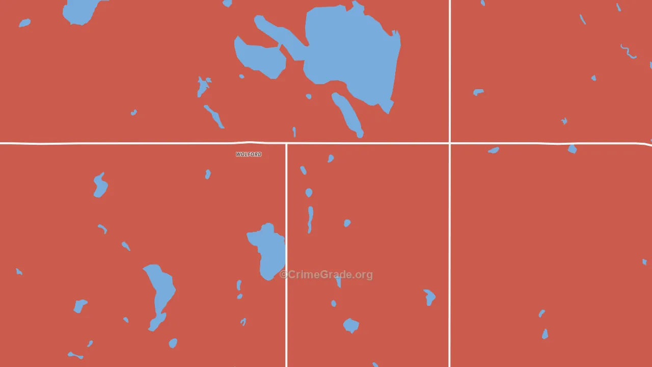 58385, ND Map of Theft Rates