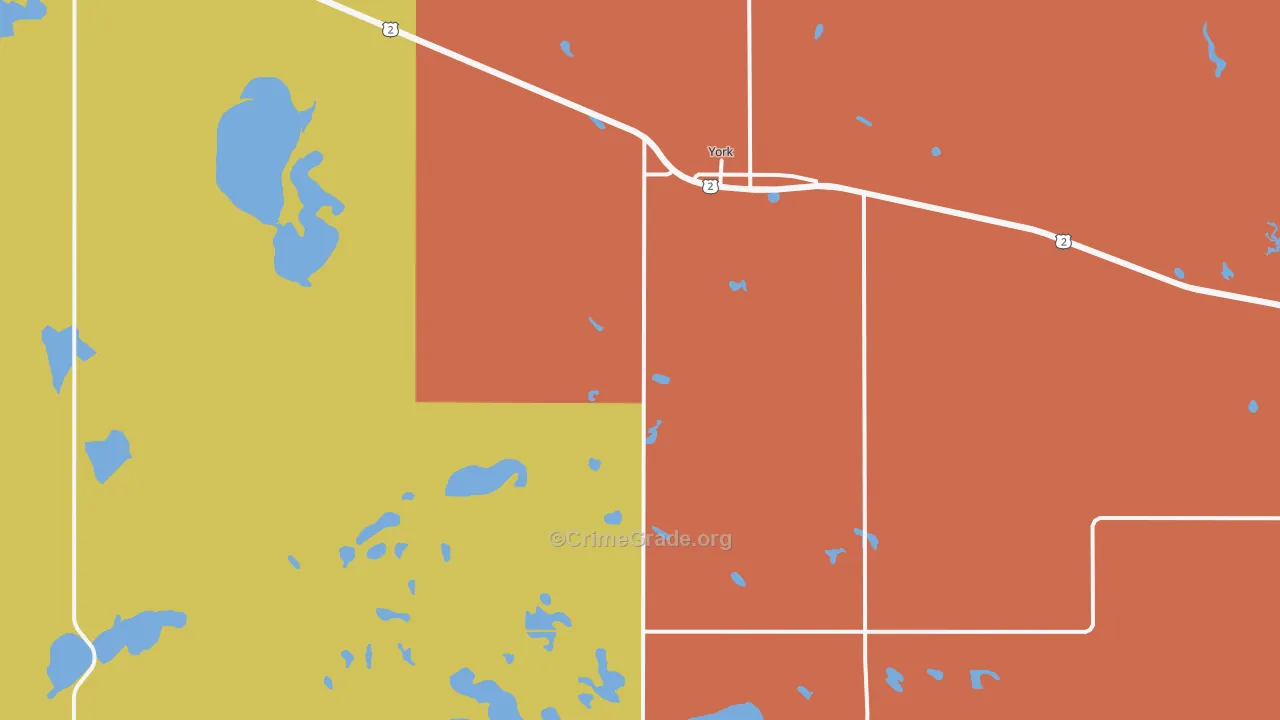 58386, ND Map of Theft Rates