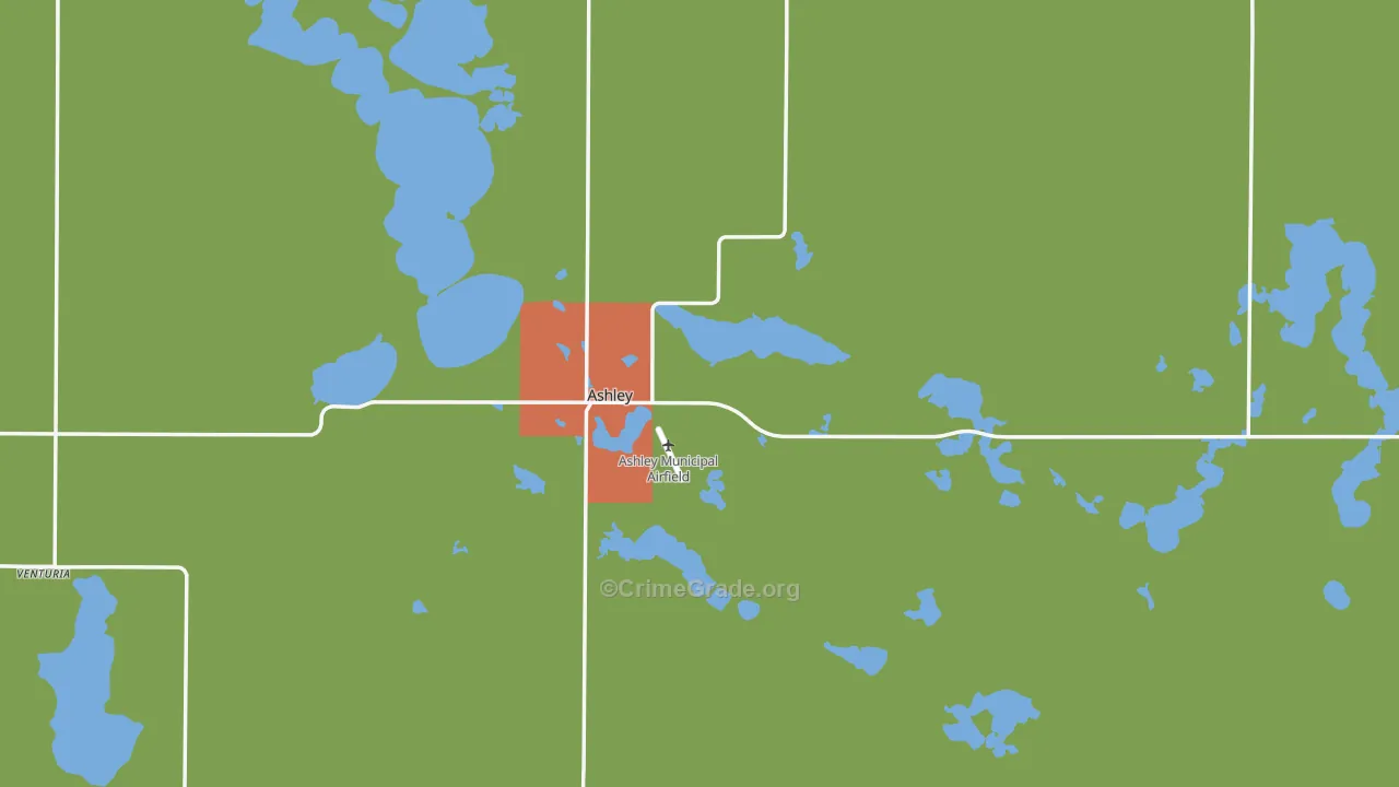 58413, ND Map of Theft Rates