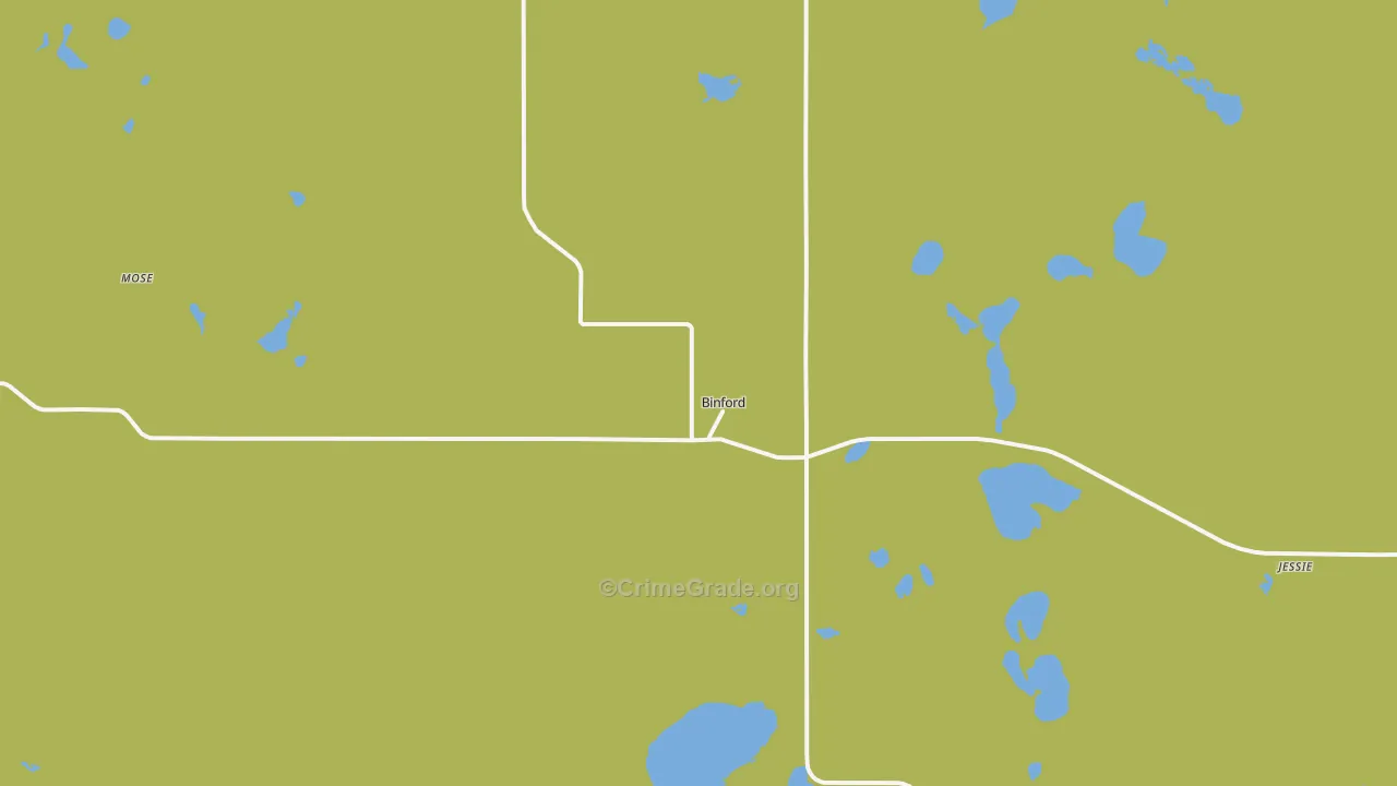 58416, ND Map of Theft Rates