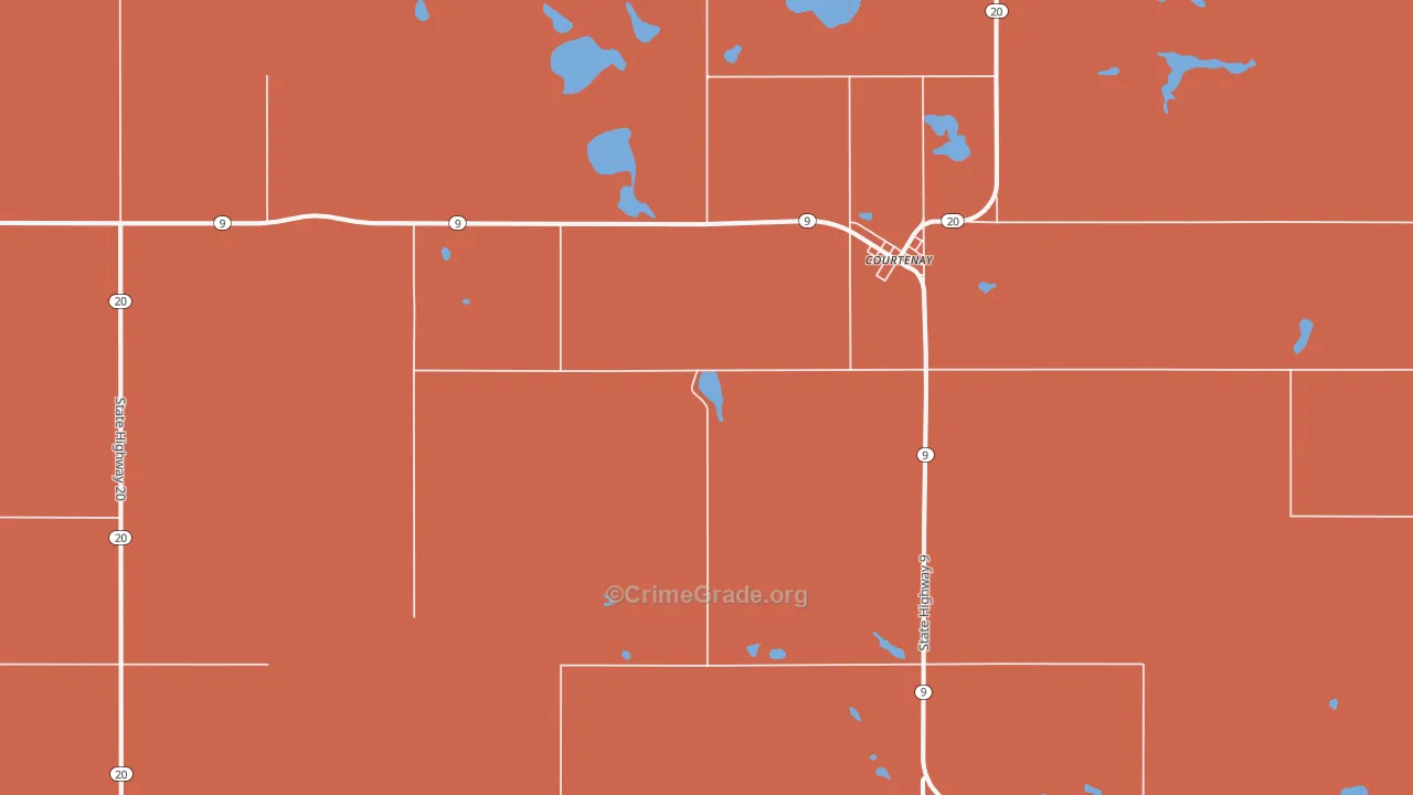 58426, ND Map of Theft Rates