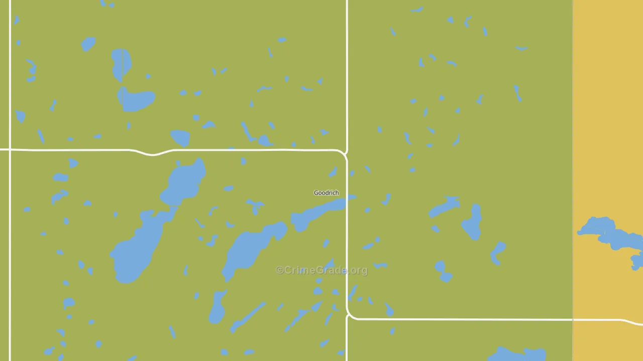 58444, ND Map of Theft Rates