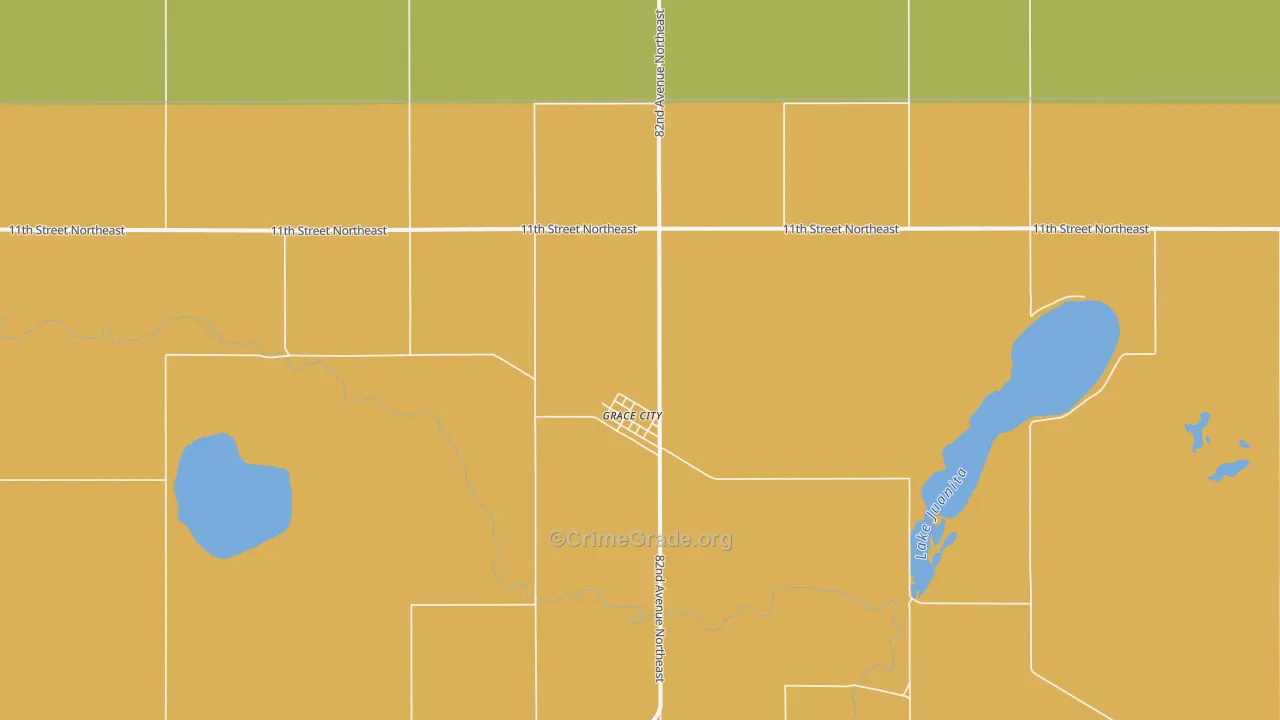 58445, ND Map of Theft Rates