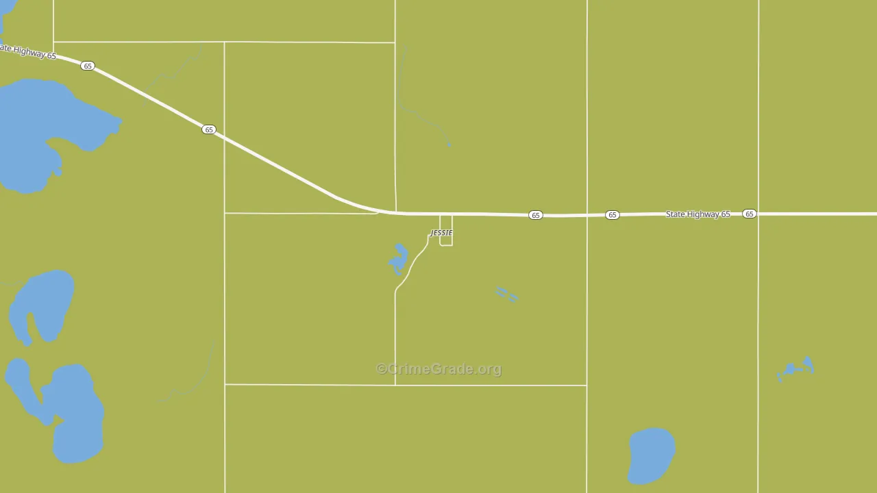 58452, ND Map of Theft Rates