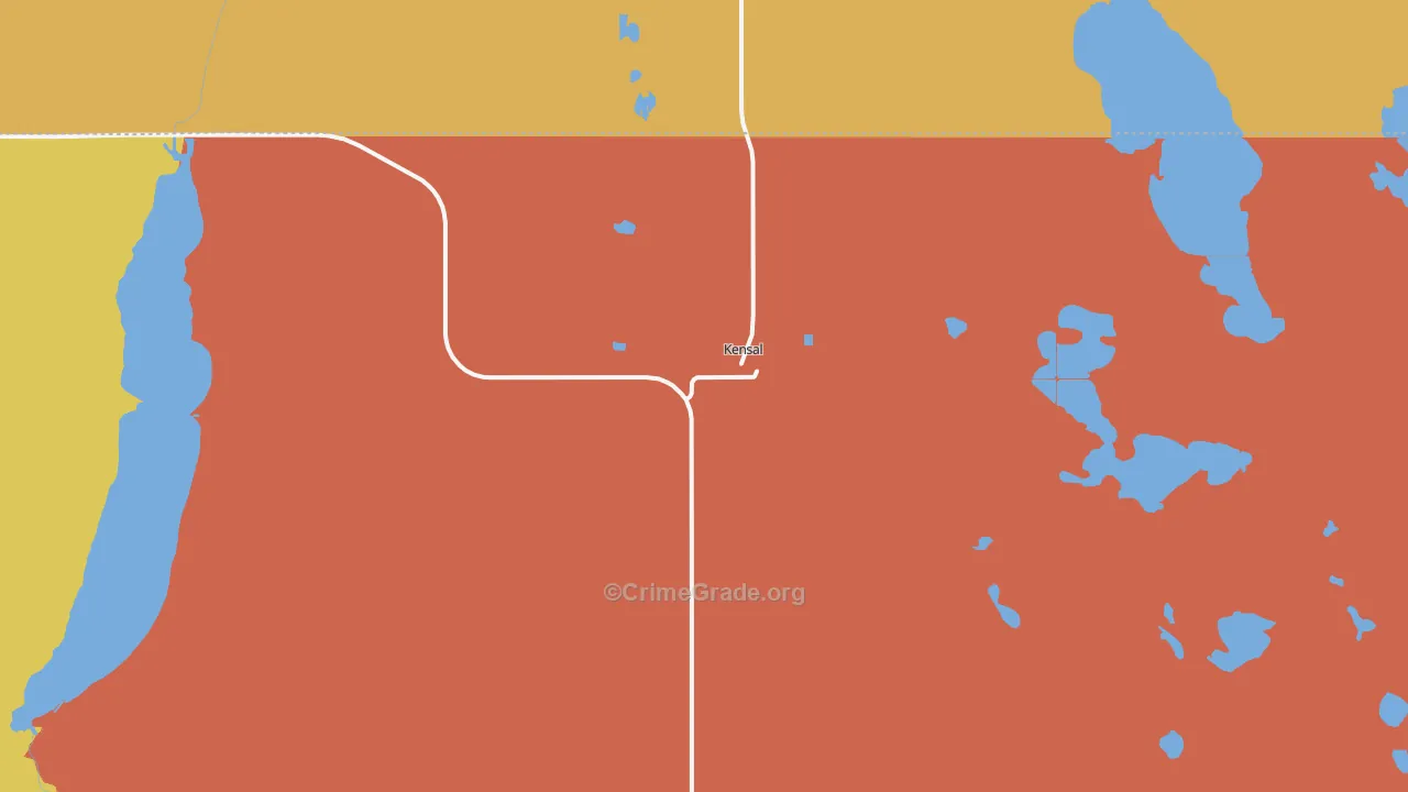 58455, ND Map of Theft Rates