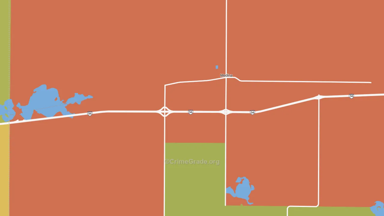 58467, ND Map of Theft Rates
