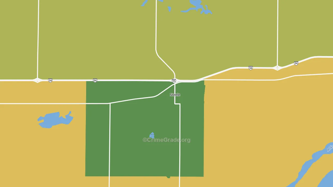 58482, ND Map of Theft Rates