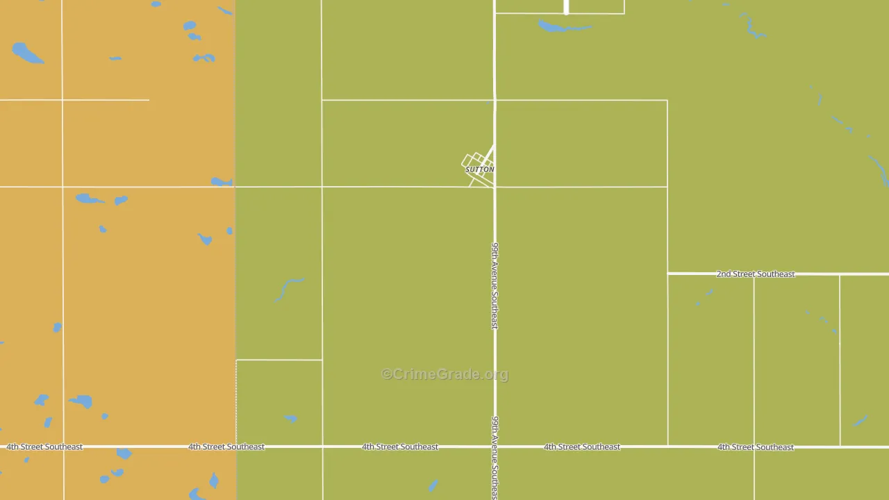 58484, ND Map of Theft Rates