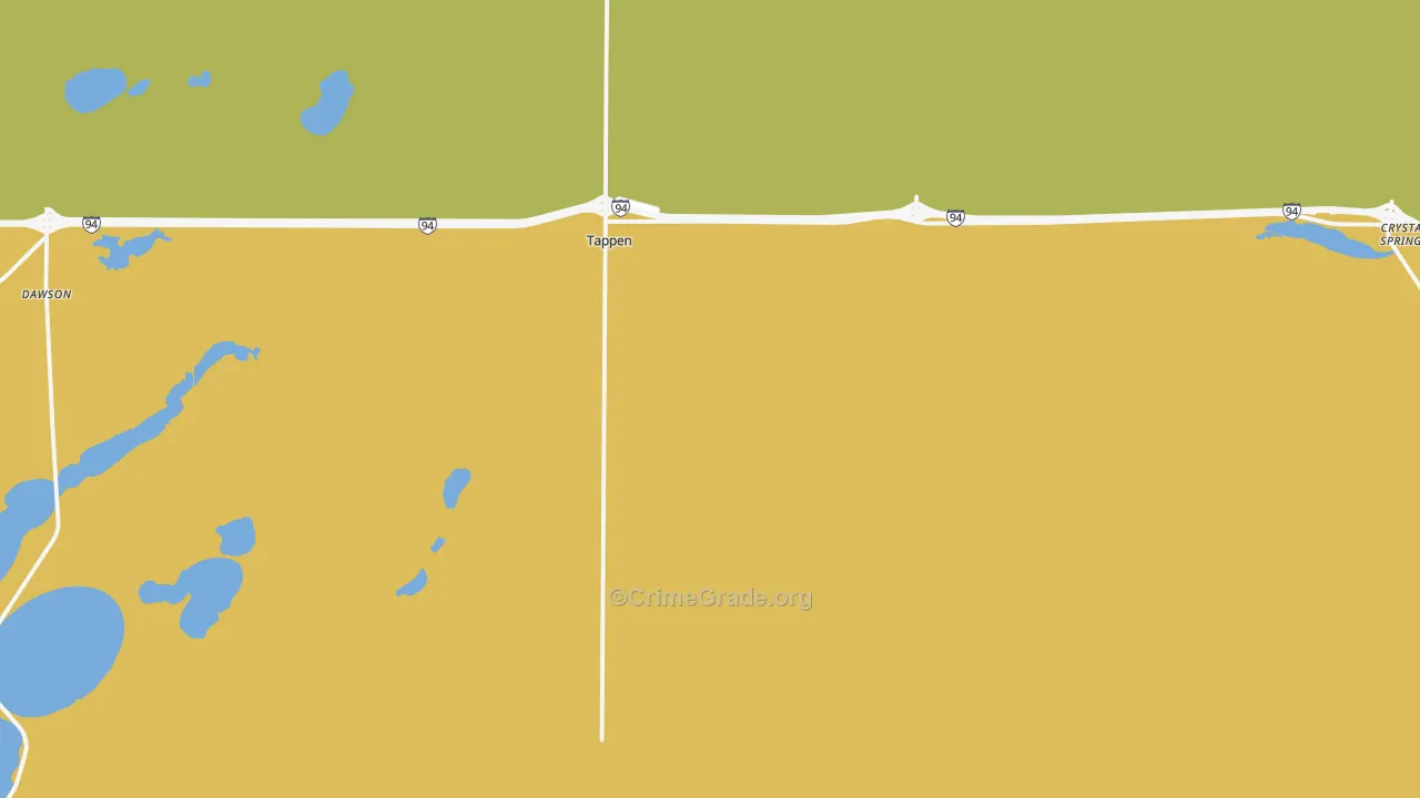 58487, ND Map of Theft Rates