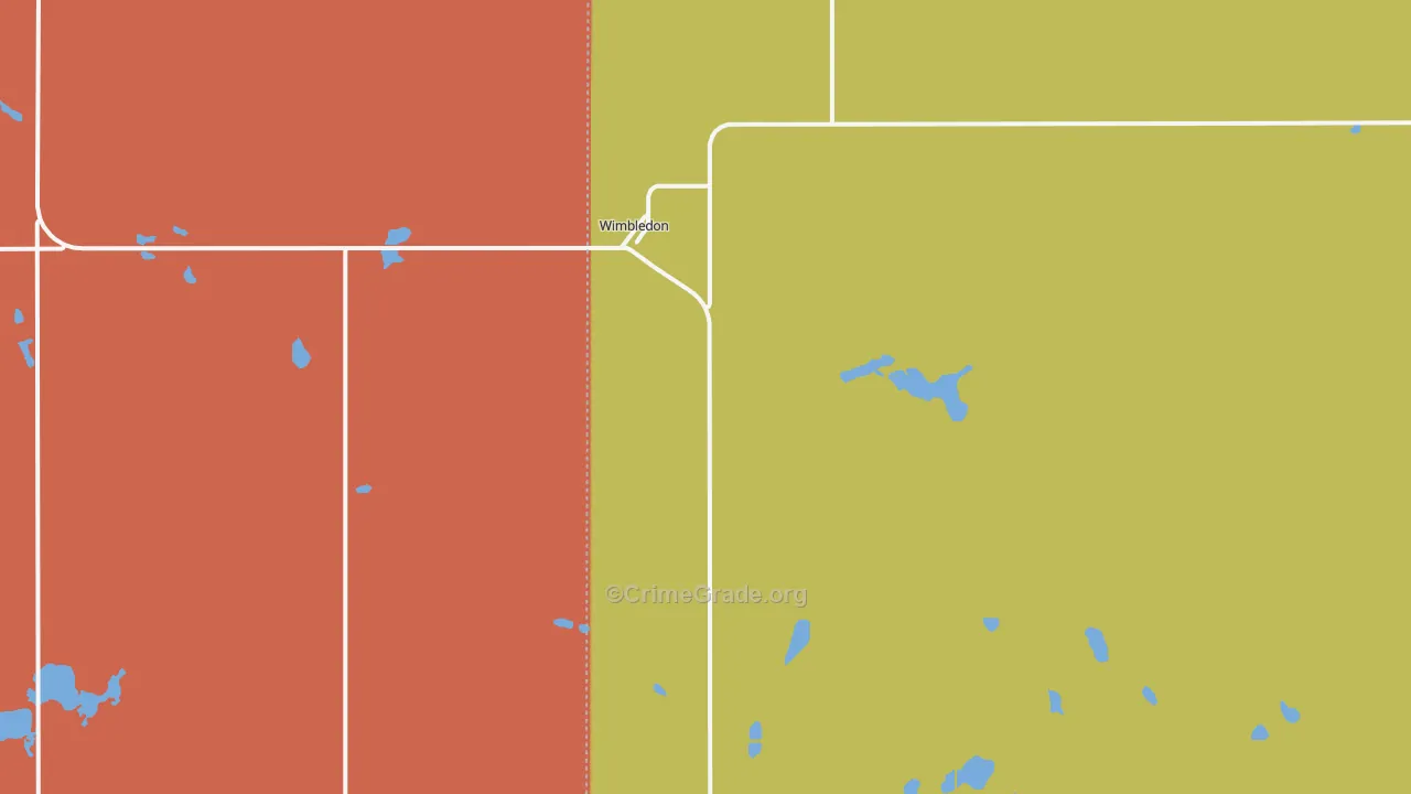 58492, ND Map of Theft Rates