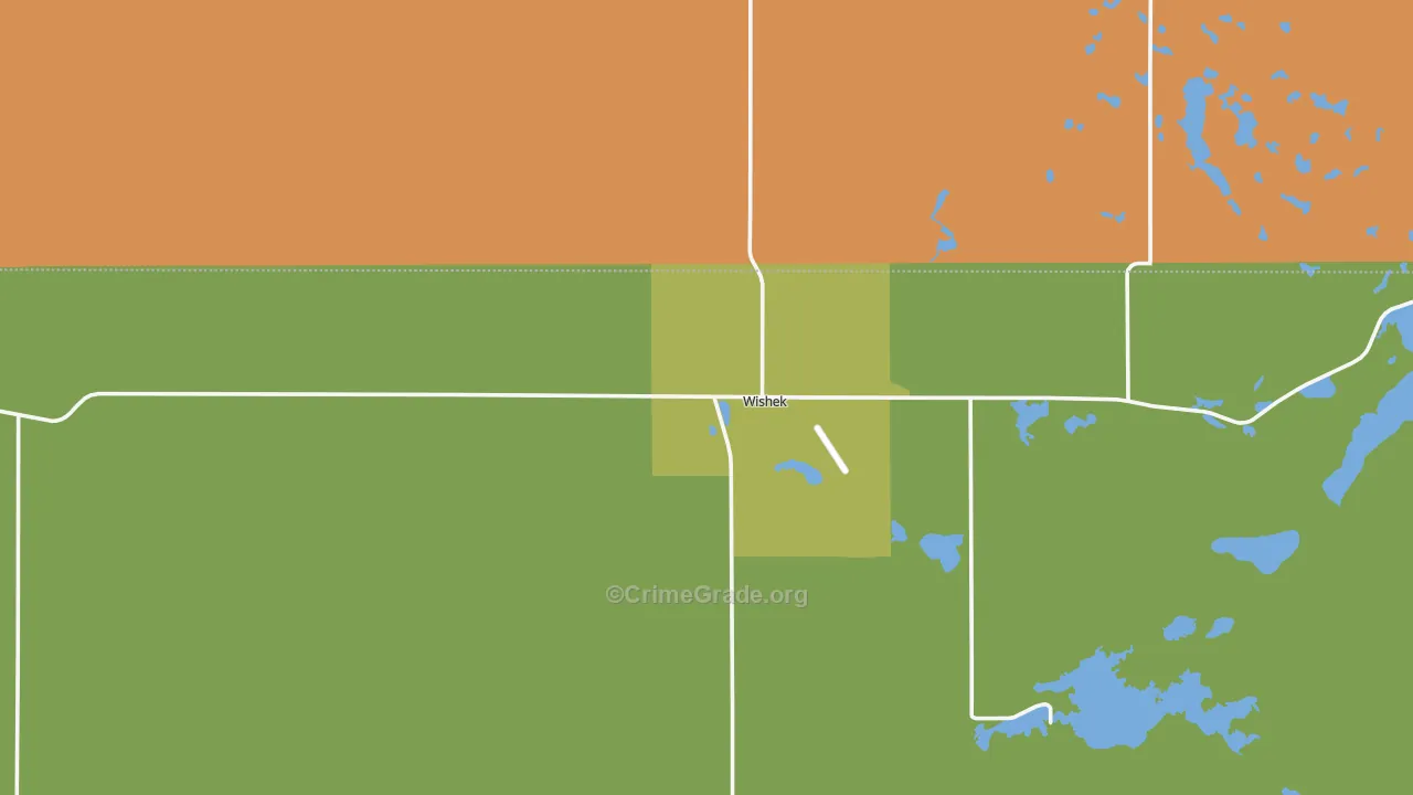 58495, ND Map of Theft Rates