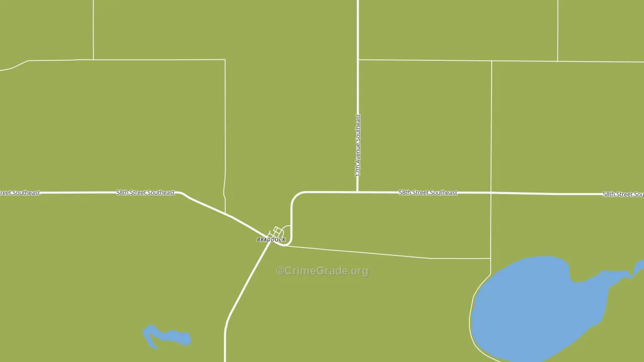 58524, ND Map of Theft Rates