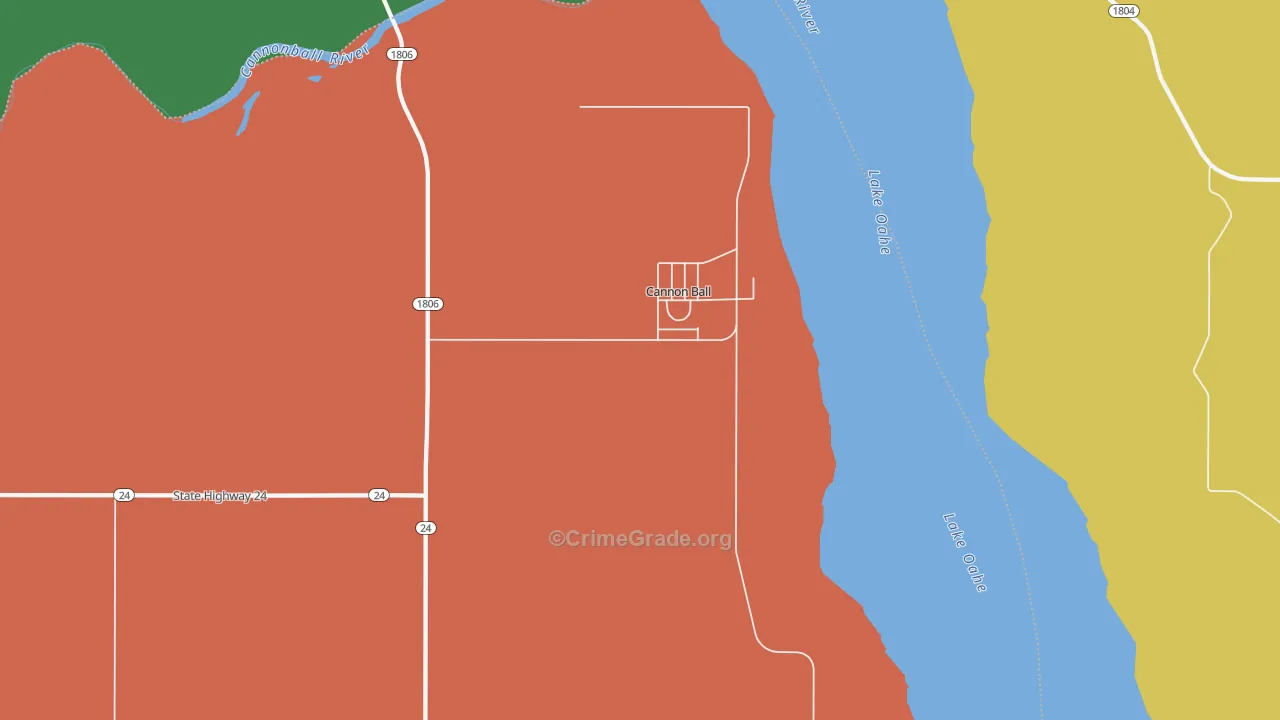 58528, ND Map of Theft Rates