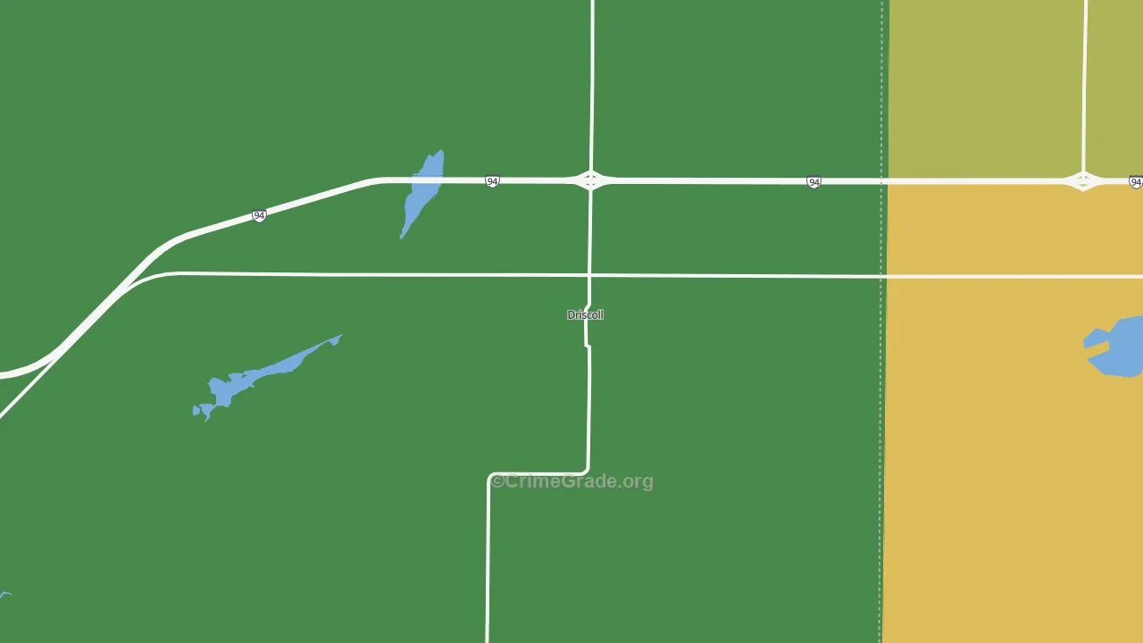 58532, ND Map of Theft Rates