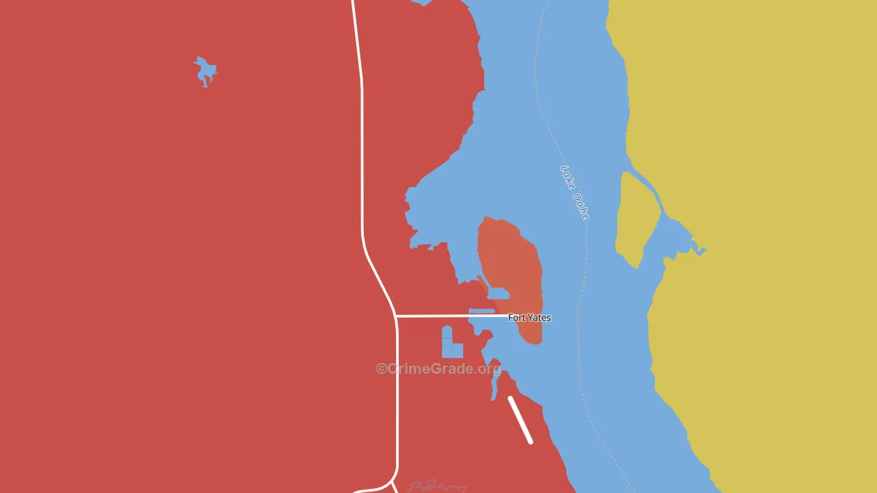 58538, ND Map of Theft Rates