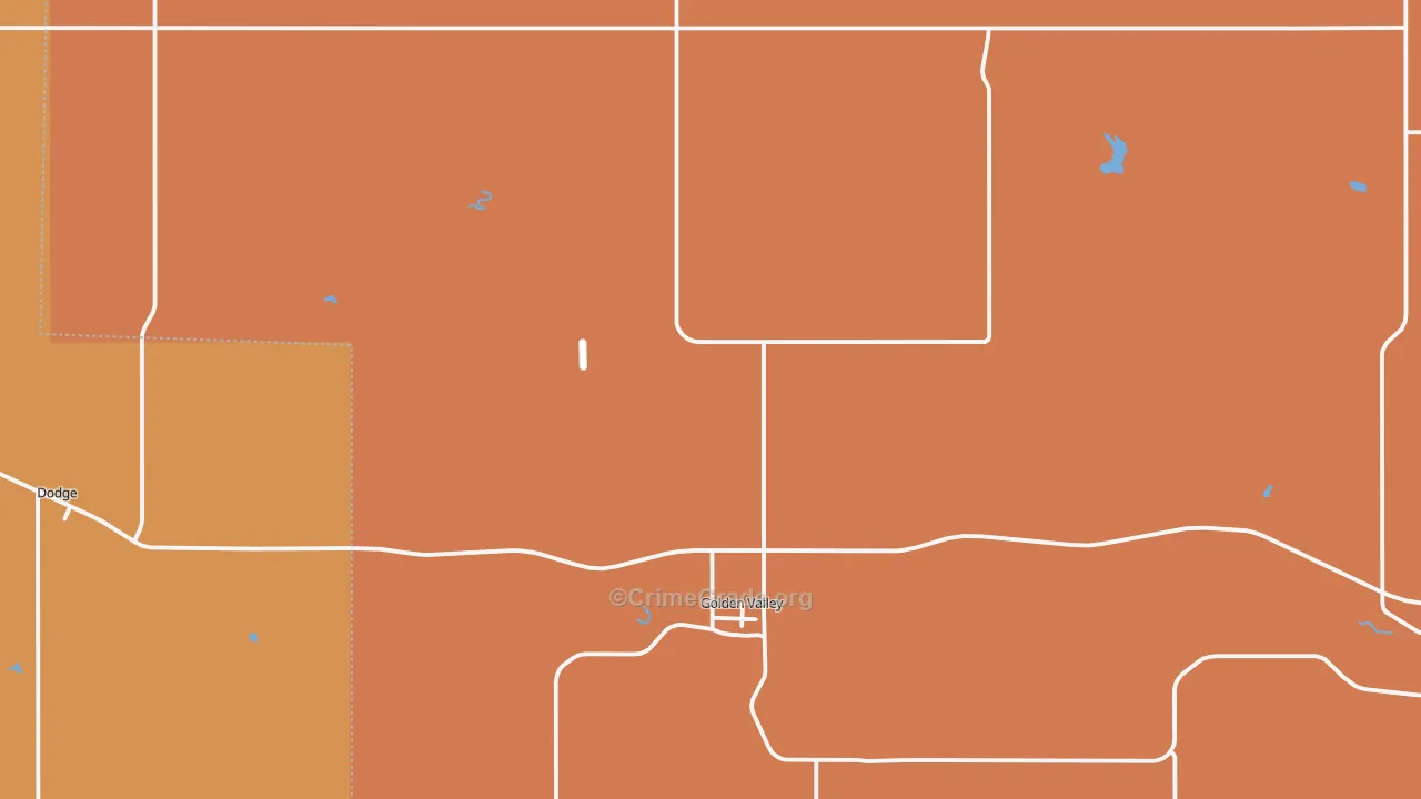 58541, ND Map of Theft Rates