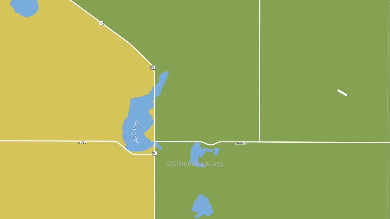 58542, ND Map of Theft Rates