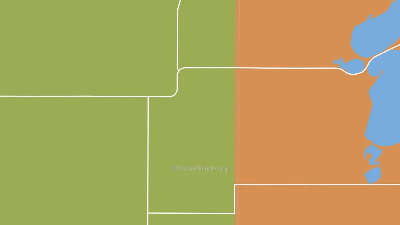 58549, ND Map of Theft Rates