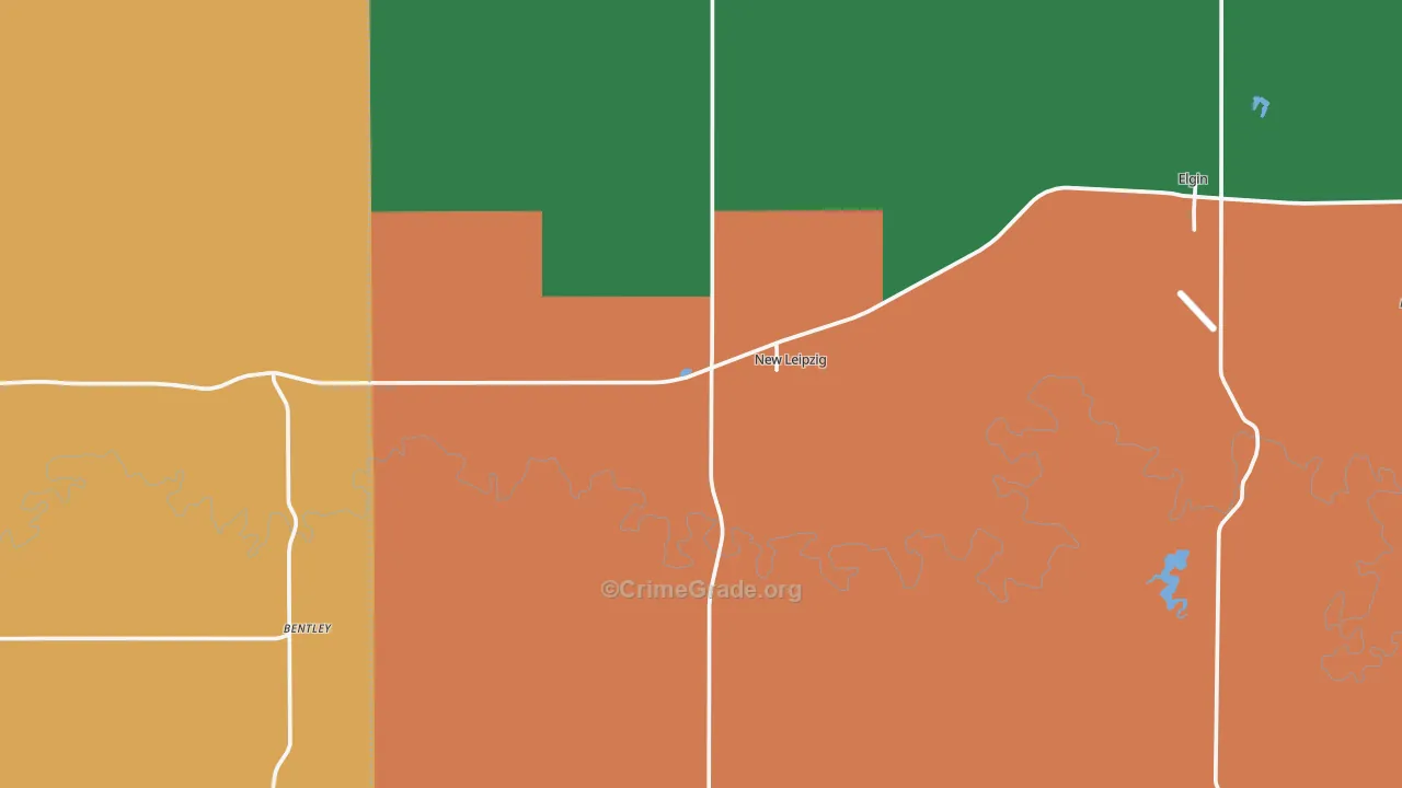 58562, ND Map of Theft Rates