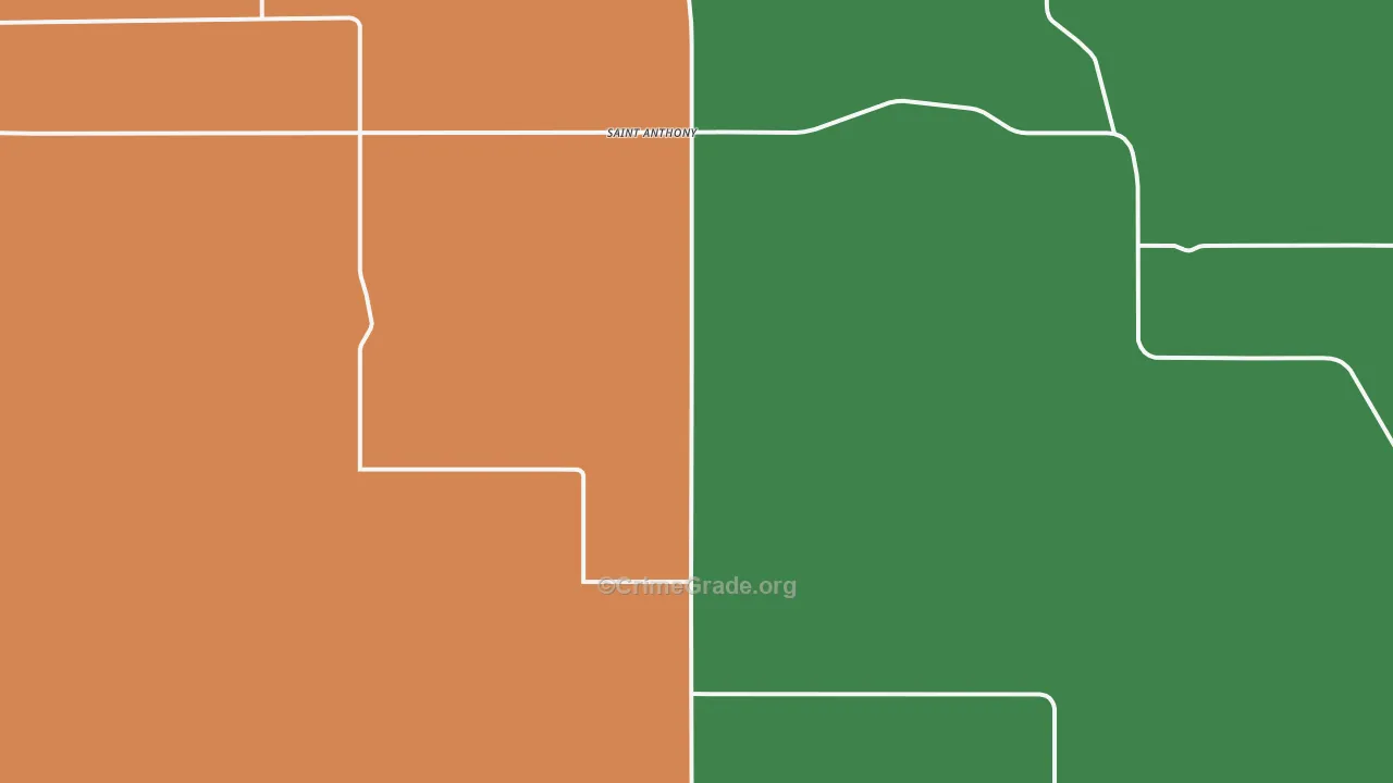 58566, ND Map of Theft Rates