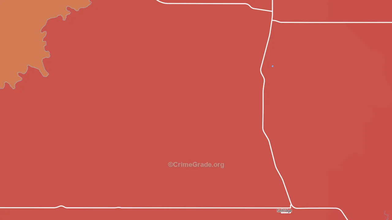 58568, ND Map of Theft Rates