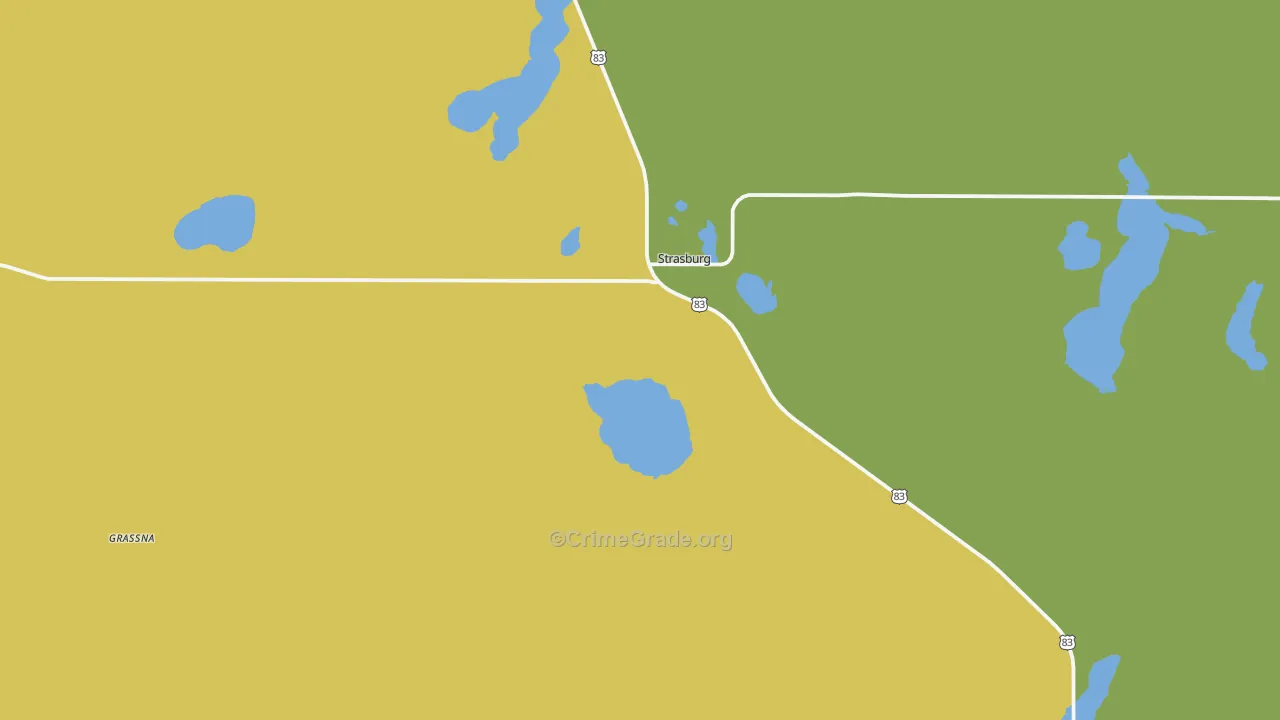 58573, ND Map of Theft Rates
