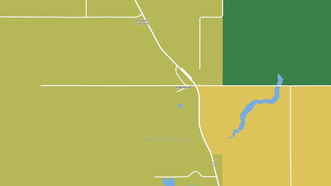 58576, ND Map of Theft Rates
