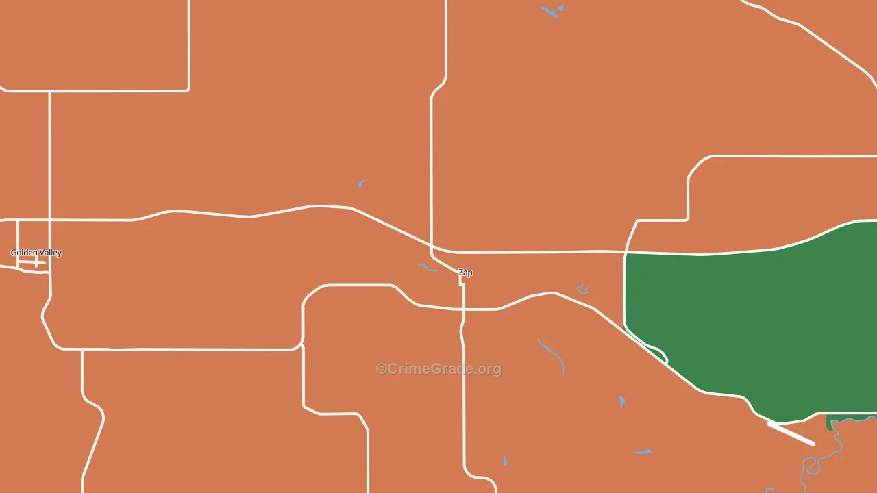 58580, ND Map of Theft Rates