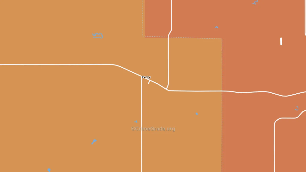 58625, ND Map of Theft Rates