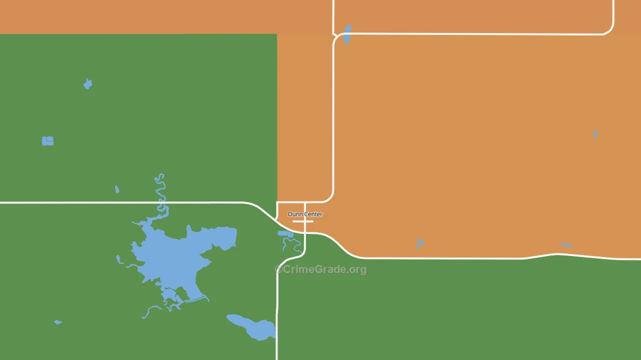 58626, ND Map of Theft Rates