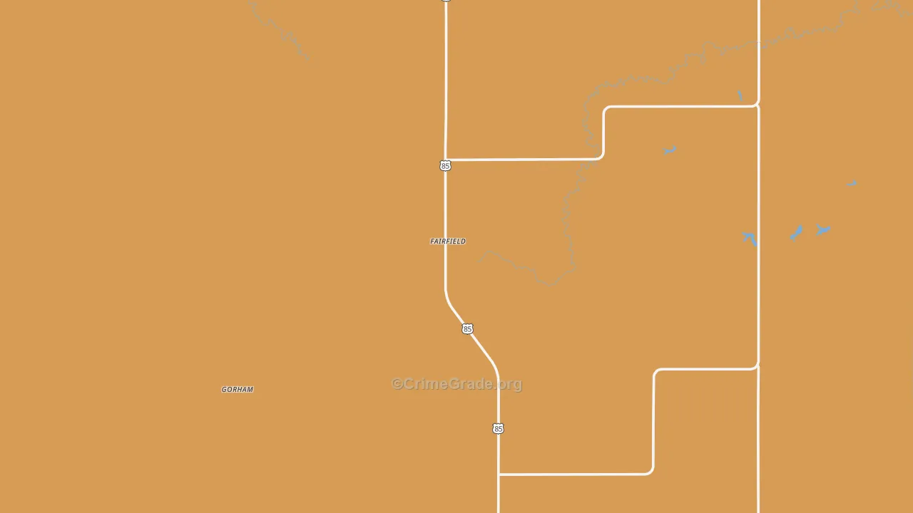 58627, ND Map of Theft Rates