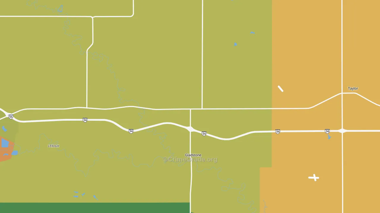 58630, ND Map of Theft Rates