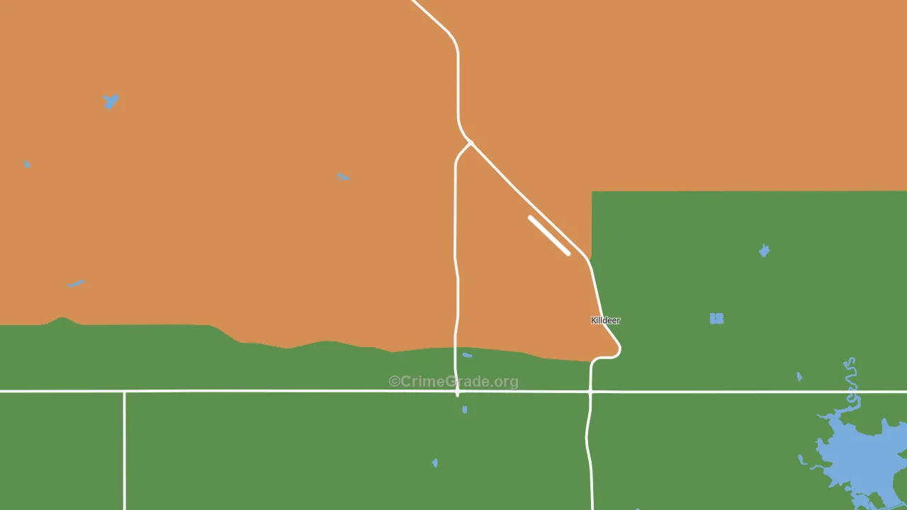 58640, ND Map of Theft Rates