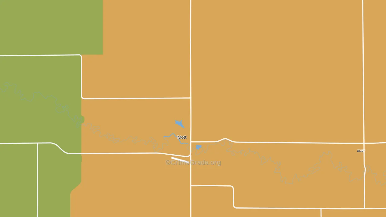 58646, ND Map of Theft Rates