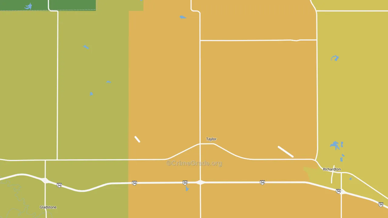58656, ND Map of Theft Rates