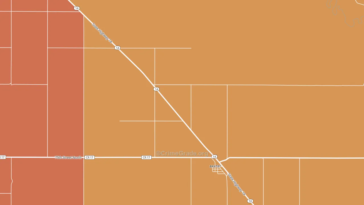 58713, ND Map of Theft Rates
