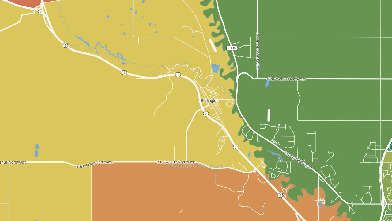 58722, ND Map of Theft Rates