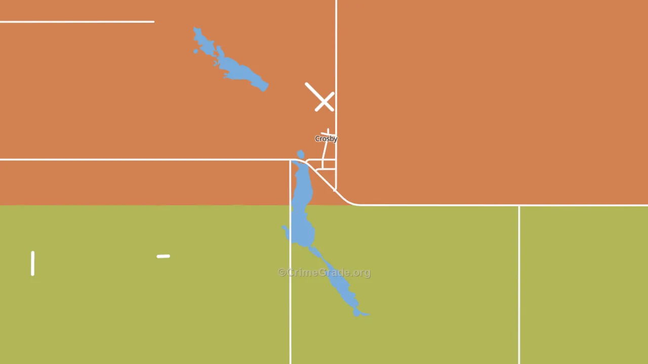 58730, ND Map of Theft Rates