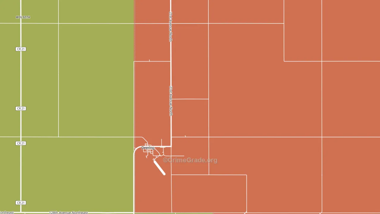 58731, ND Map of Theft Rates