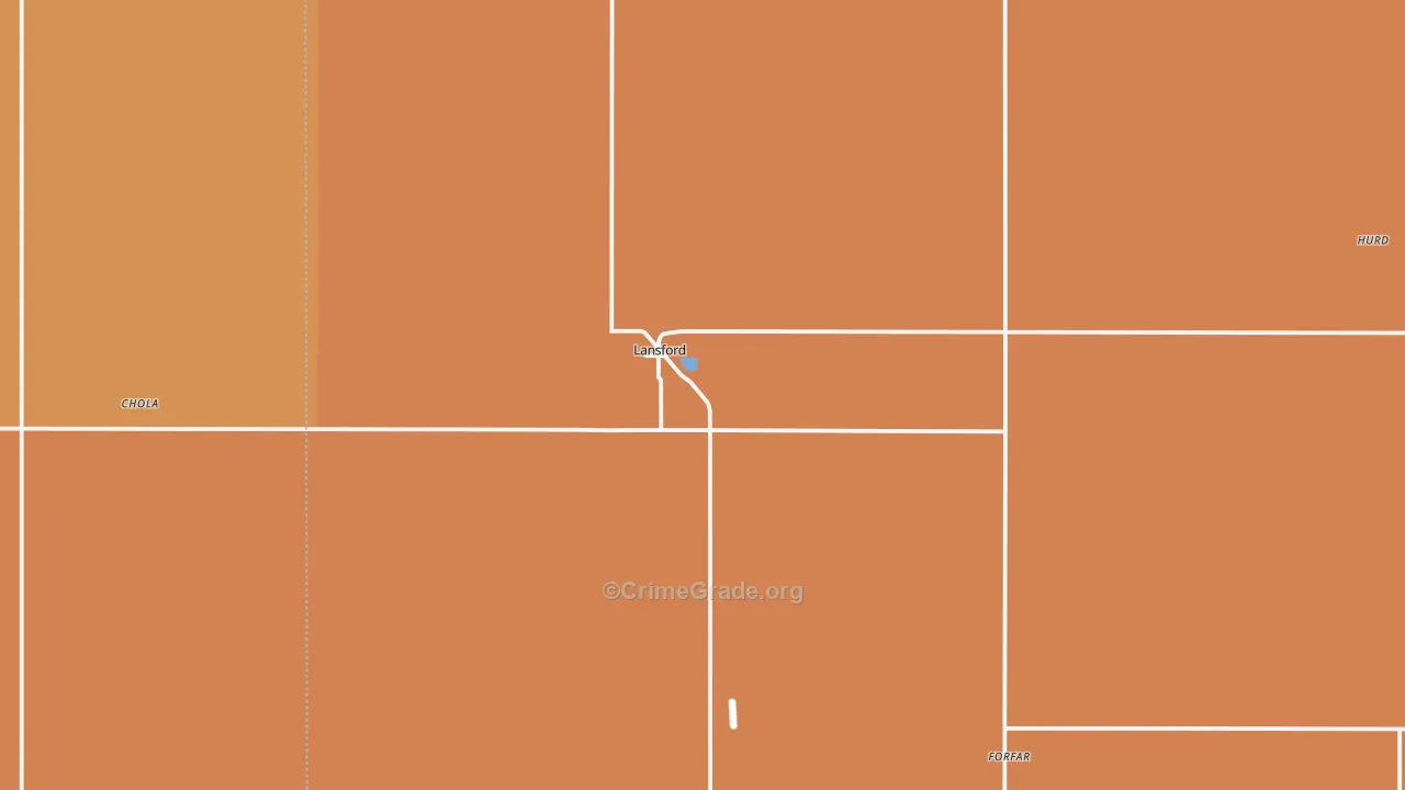 58750, ND Map of Theft Rates