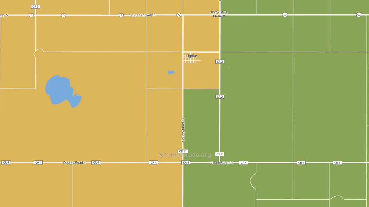 58752, ND Map of Theft Rates