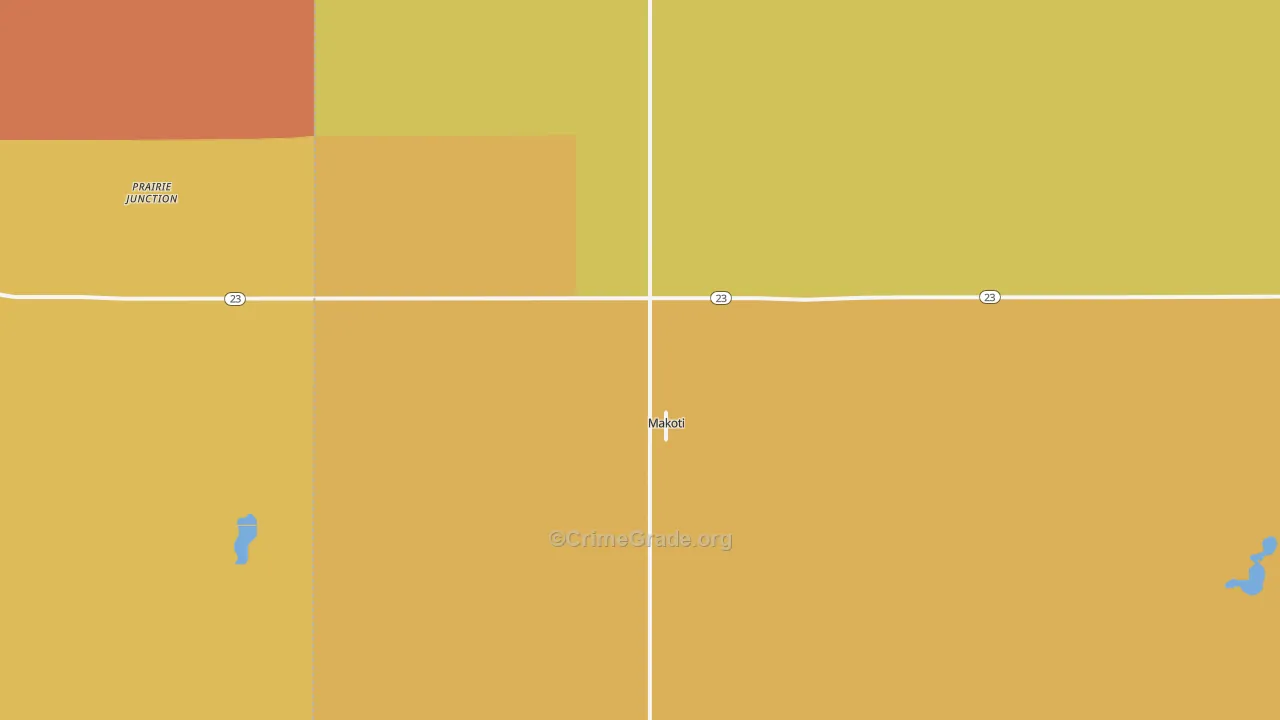 58756, ND Map of Theft Rates