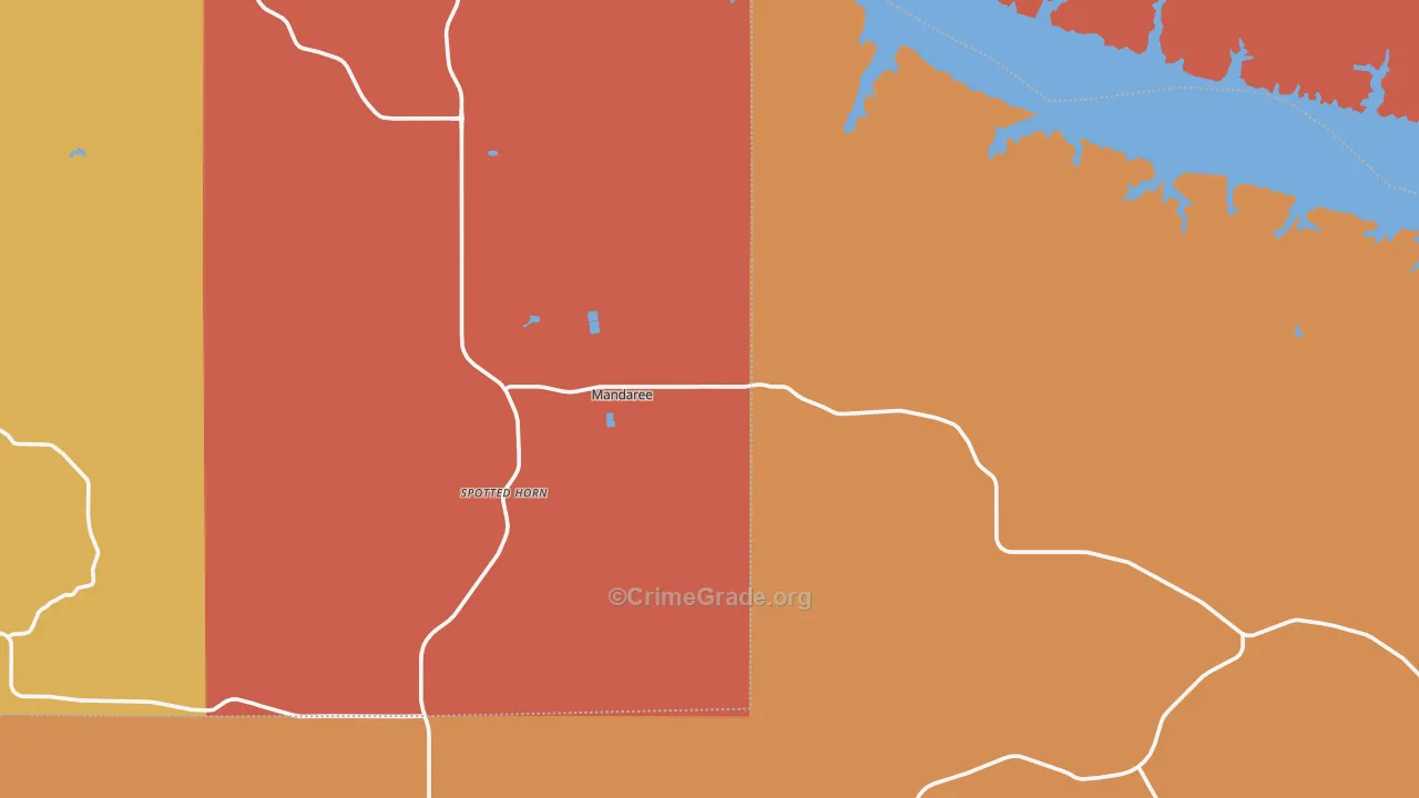 58757, ND Map of Theft Rates