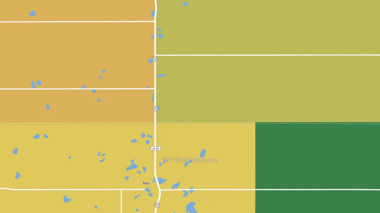 58759, ND Map of Theft Rates