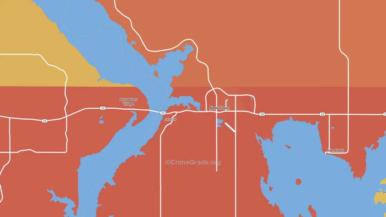 58763, ND Map of Theft Rates