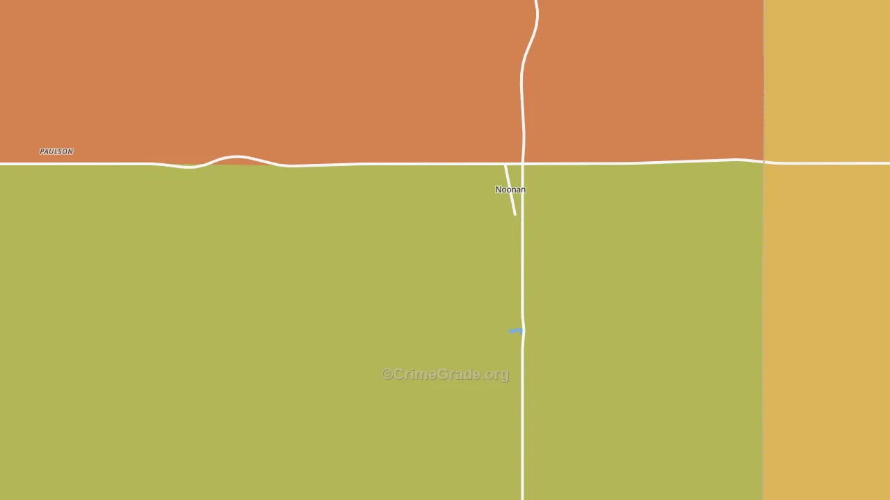 58765, ND Map of Theft Rates