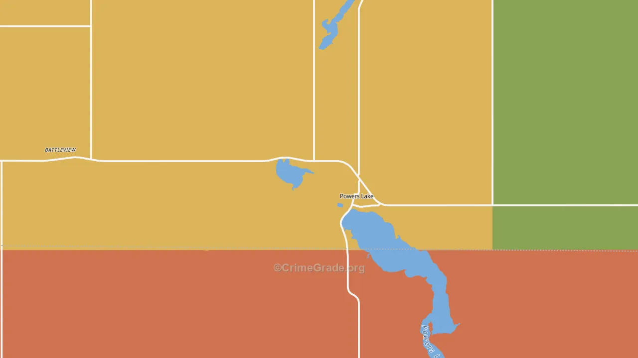 58773, ND Map of Theft Rates