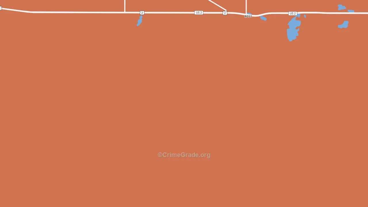 58776, ND Map of Theft Rates