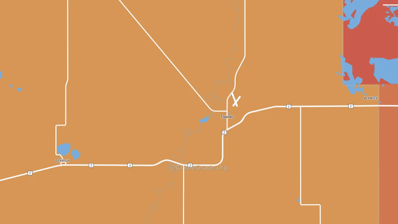 58788, ND Map of Theft Rates